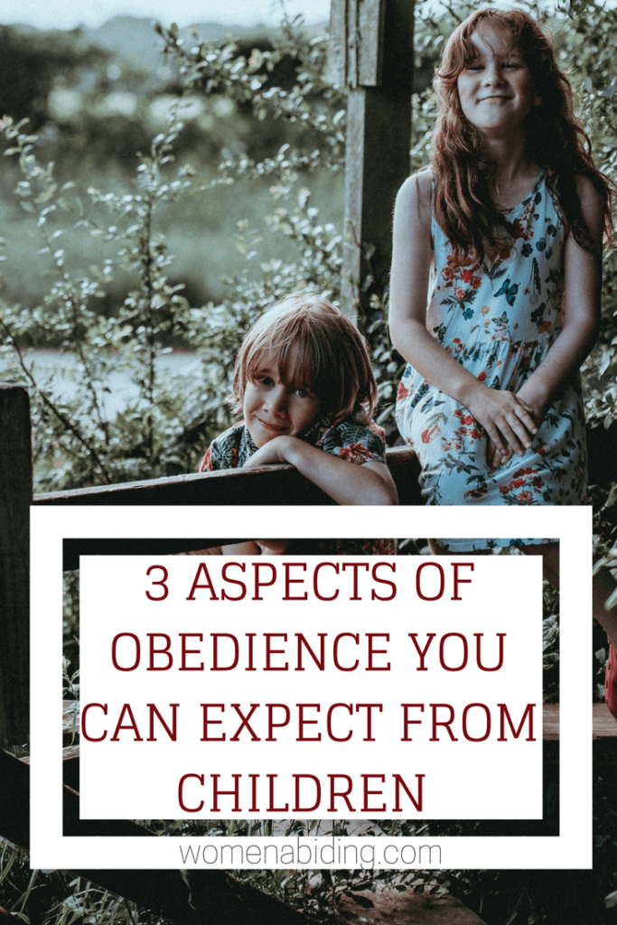 3 Aspects of Obedience You Can Expect From Children