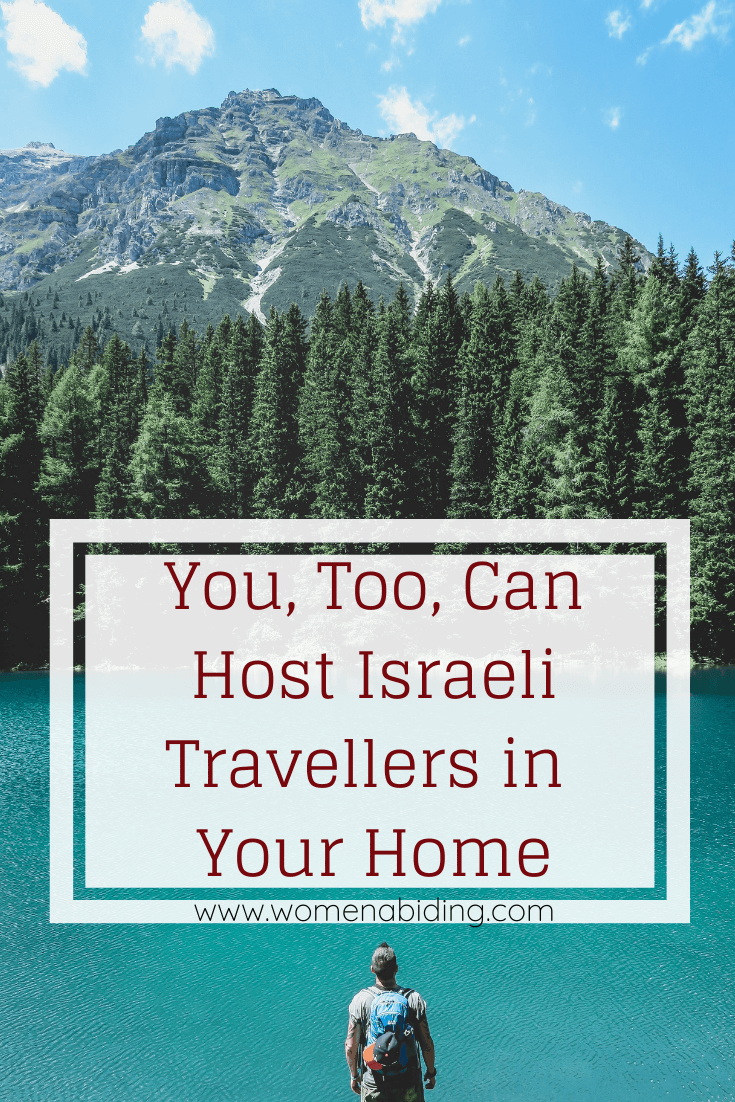 You, Too, Can Host Israeli Travellers in Your Home